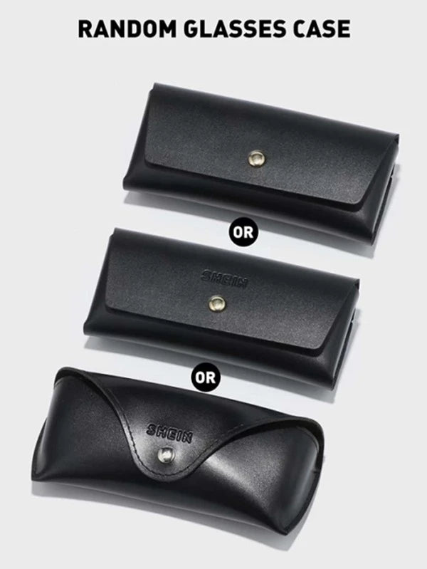 Men Square Frame Fashion Glasses