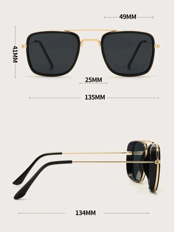 Men Top Bar Aviator Fashion Glasses