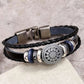 Men Hollow Out Metal Decor Bracelet