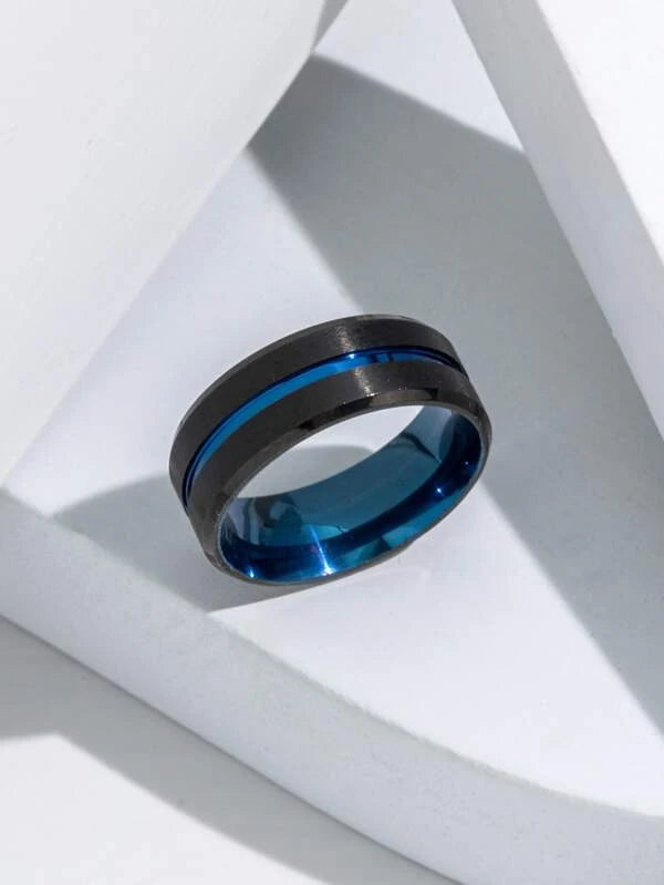 Men Two Tone Ring
