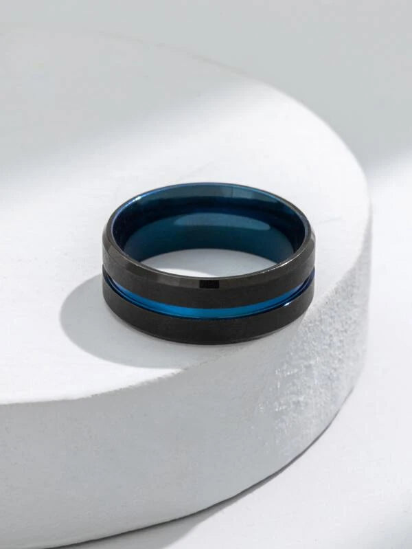 Men Two Tone Ring