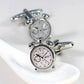Men Clock Design Cufflink