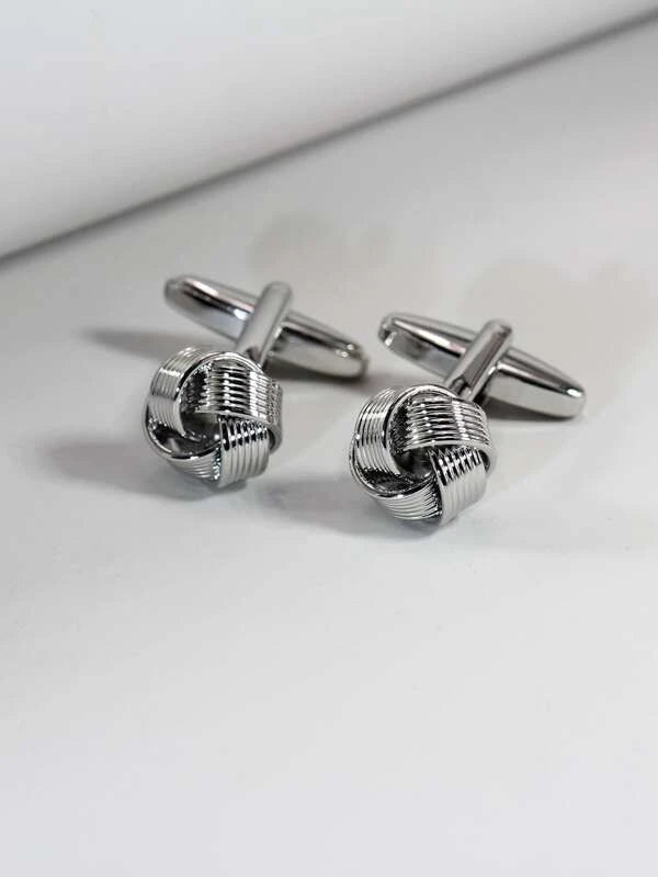 Men Twist Design Cufflinks