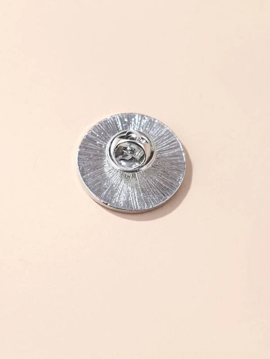 Yin & Yang Detail Brooch
