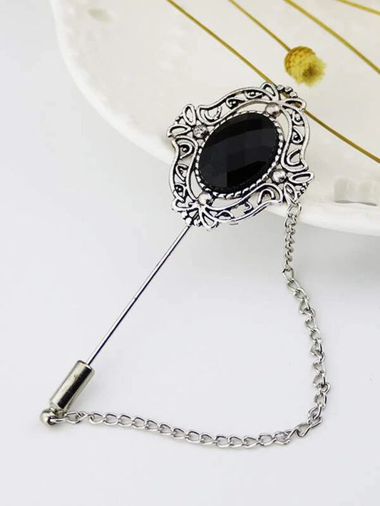 Chain Decor Brooch