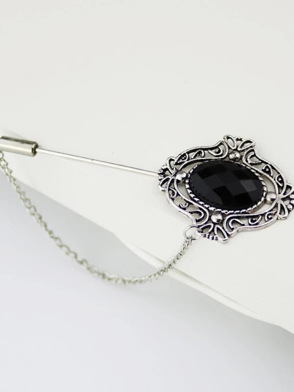 Chain Decor Brooch