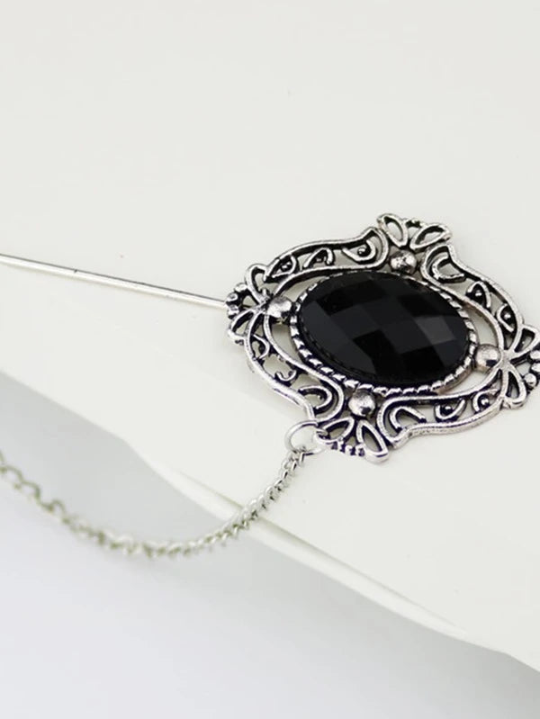 Chain Decor Brooch