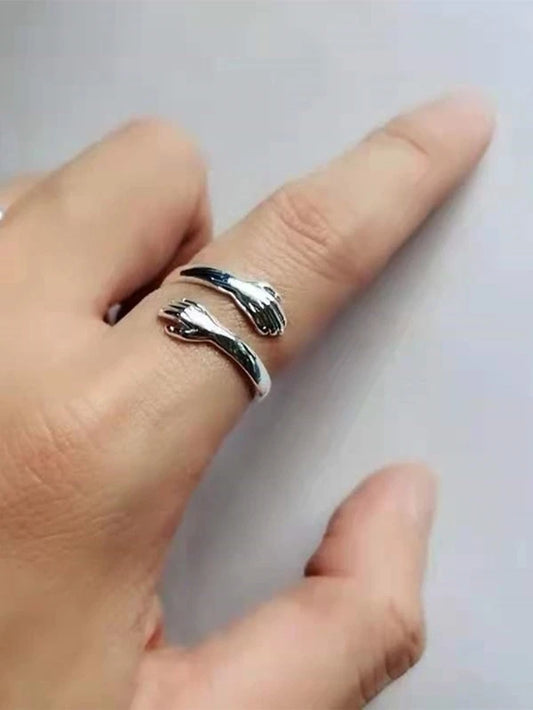 Men Hug Design Ring