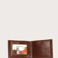 Men Letter Embossed Small Wallet