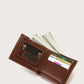 Men Letter Embossed Small Wallet