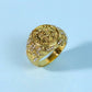 Men Lion Head Decor Ring