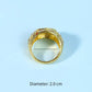 Men Lion Head Decor Ring