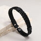 Men Solid Woven Bracelet