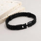 Men Solid Woven Bracelet