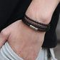 Men Faux Leather Layered Bracelet
