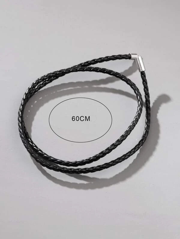 Men Faux Leather Layered Bracelet