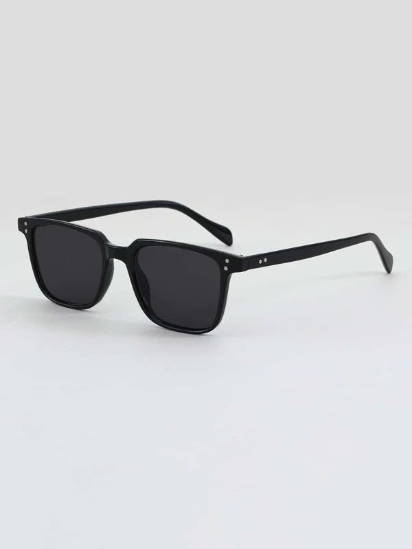 Men Rice Spike Decor Fashion Glasses