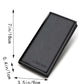 Men Litchi Embossed Letter Graphic Long Wallet