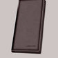 Men Letter Embossed Long Wallet