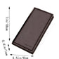 Men Letter Embossed Long Wallet
