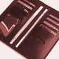 Men Letter Embossed Long Wallet