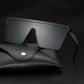 Men Flat Top Shield Fashion Glasses