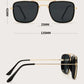 Men Top Bar Aviator Fashion Glasses