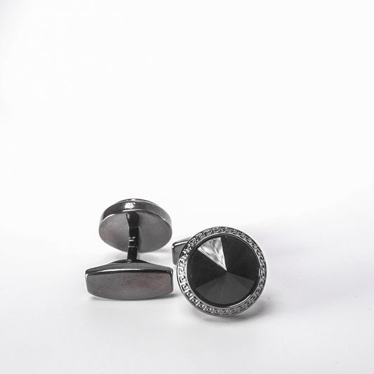 Cufflinks with Black Stones