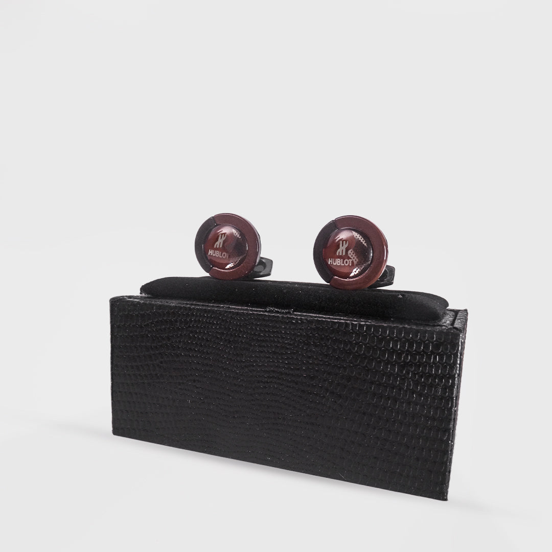 Brown and Black Cufflinks