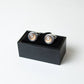 Silver Cufflinks with Gold & silver Top