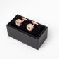 Gold Round Cufflinks