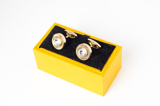 Men's Classic Gold Cufflinks